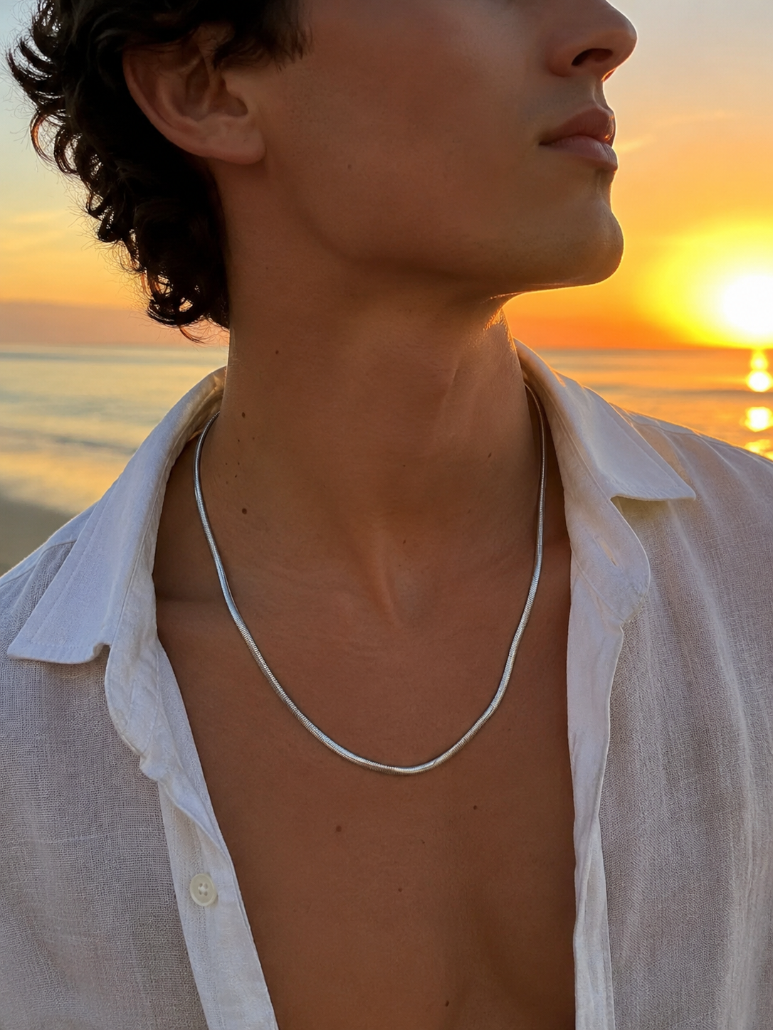 Snake Neck 3MM Chain (SILVER)