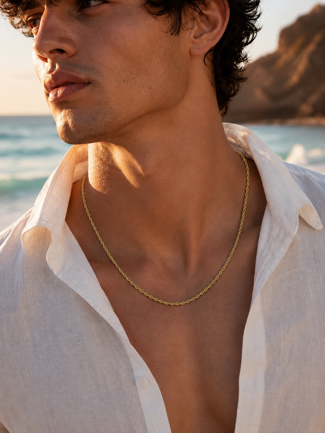 Rope 3MM Chain (GOLDEN)