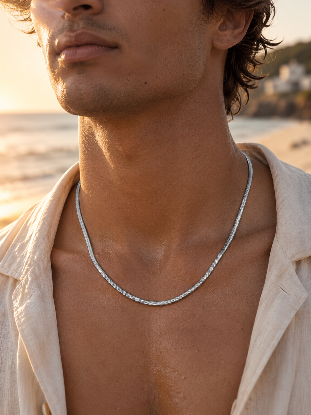 Snake Neck 3MM Chain (SILVER)