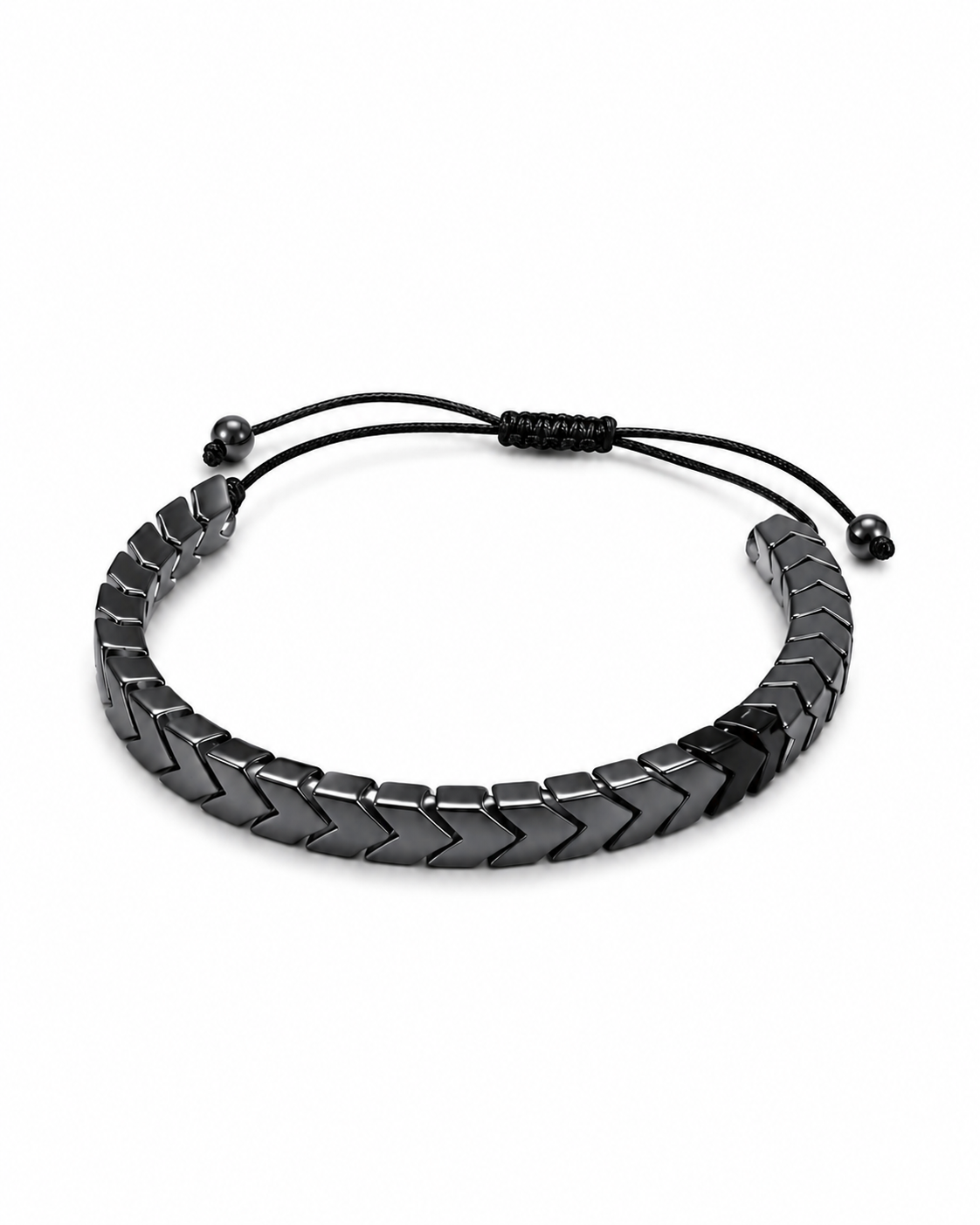 Black Gallstone Arrow Bracelet