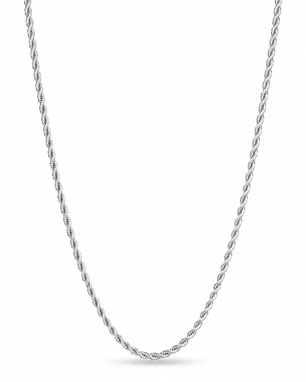 Silver Rope 4MM Chain (SILVER)