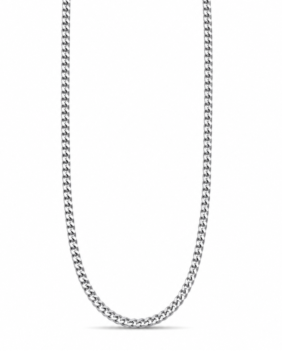 Square Franco Neck 4MM Chain (SILVER)