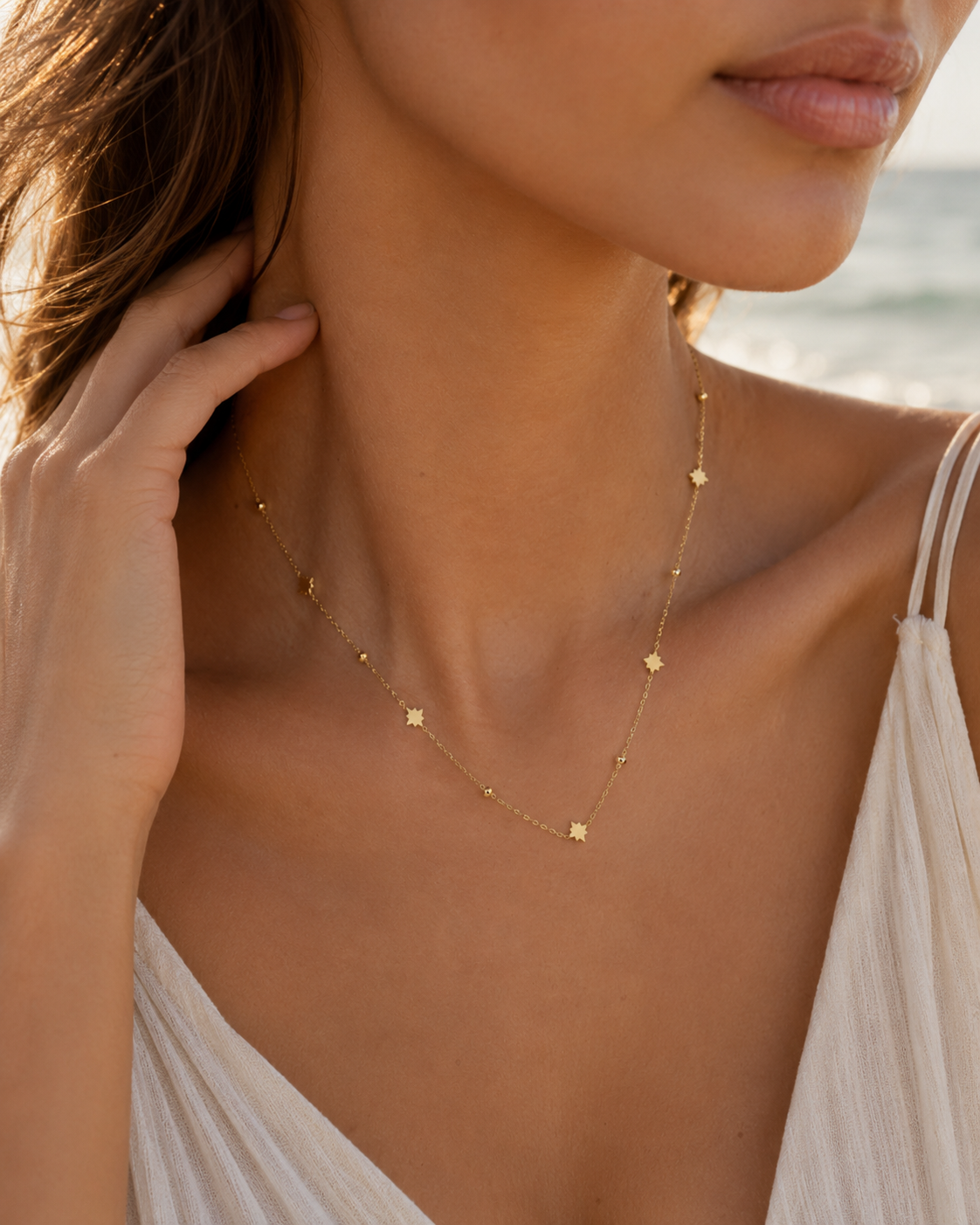 Celestial Star Charm Necklace (GOLDEN)