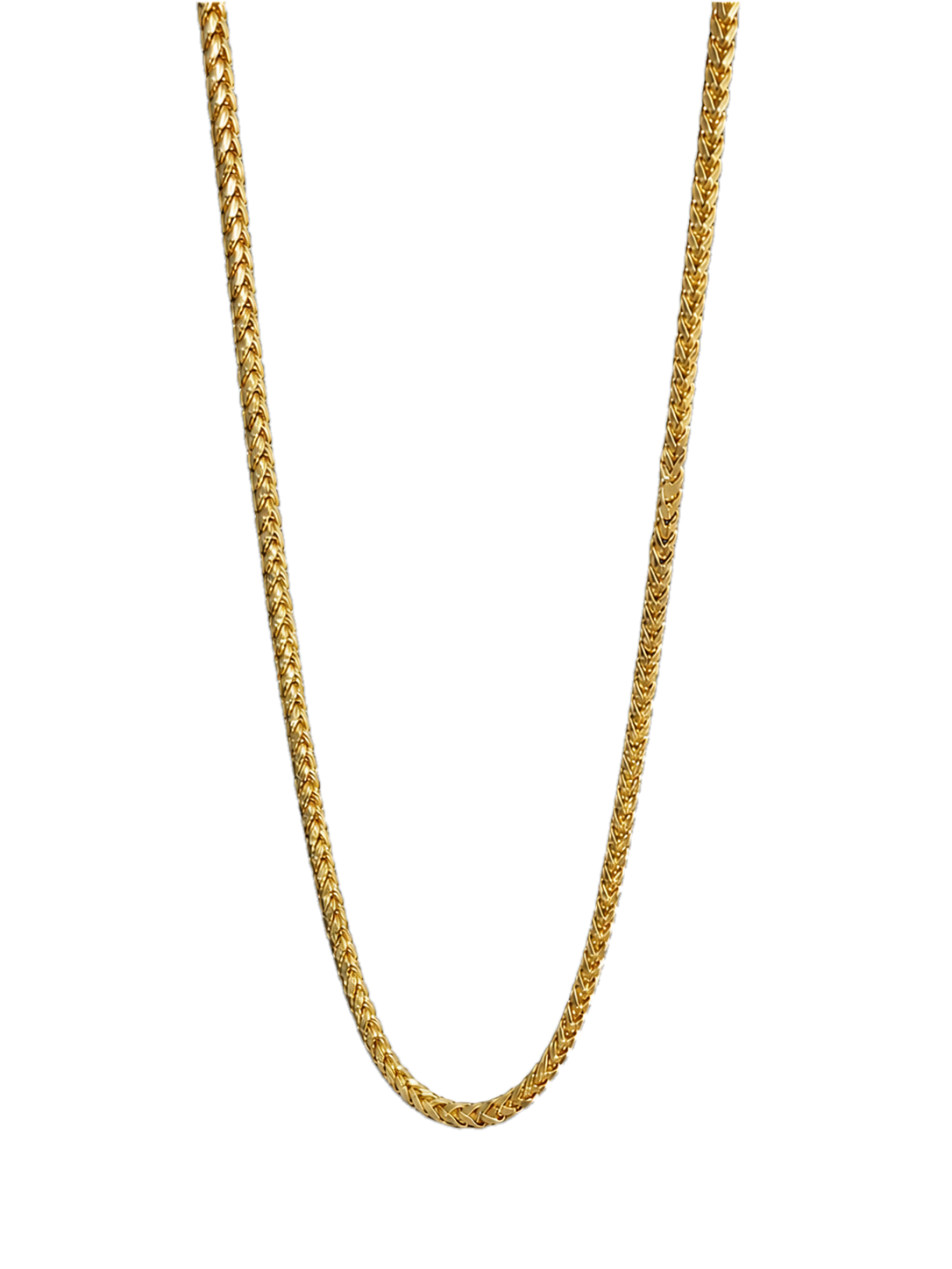 Square Franco Neck 4MM Chain (GOLDEN)